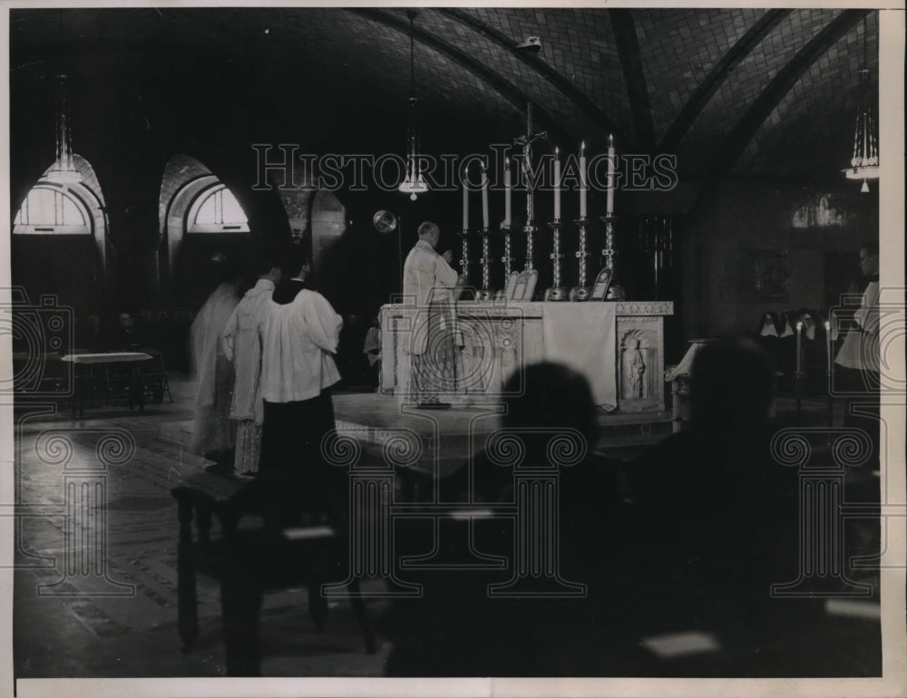 1936 Press Photo Shrine of Immaculate Conception at DC Catholic Univ