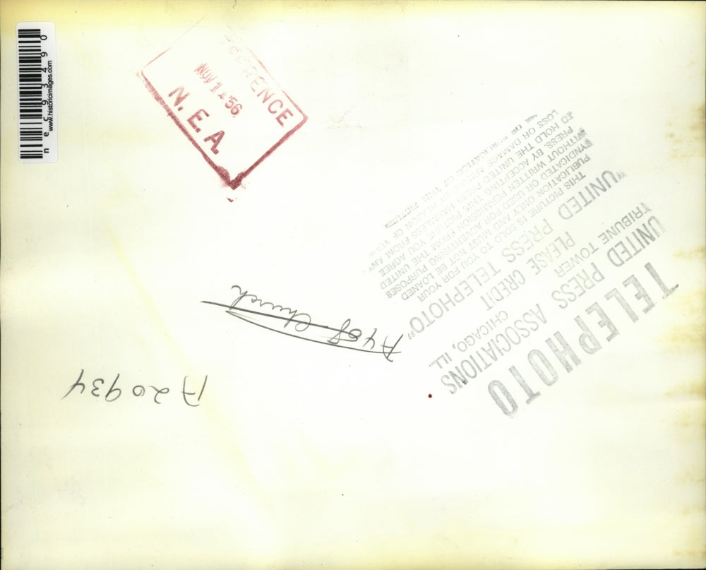 1956 Press Photo WAsh DC Natl Shrine of Immaculate Conception erected