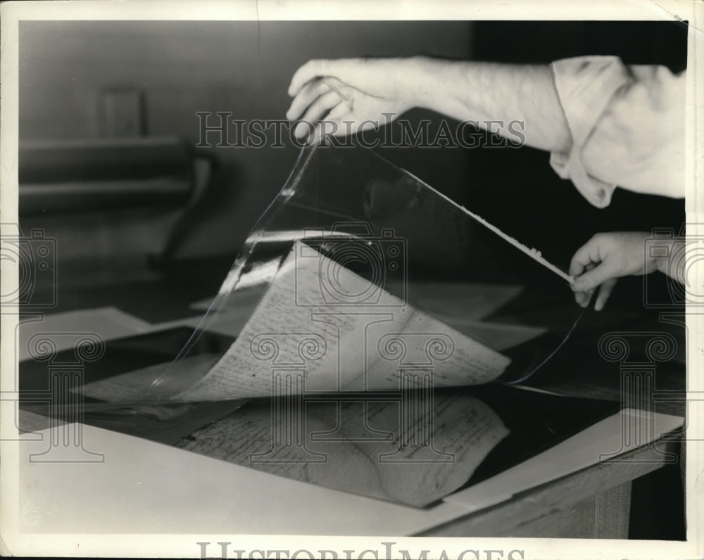 1942 Press Photo National Archives in DC papers laminated for preservation