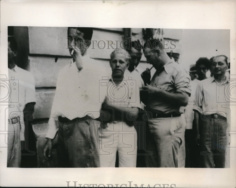 1941 Press Photo Vera Cruz Mexico crew of seized liner Orinoco- Historic Images