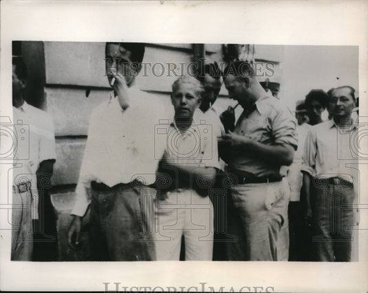 1941 Press Photo Vera Cruz Mexico crew of seized liner Orinoco- Historic Images
