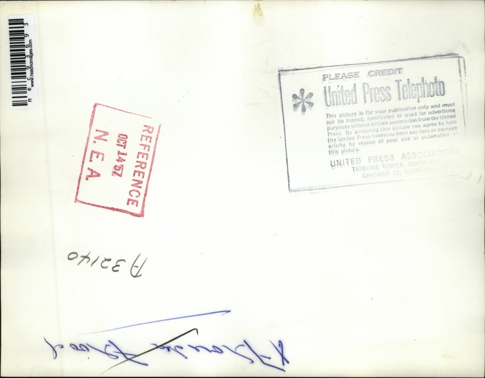 1957 Press Photo Hoasford Fla Bridge on Lake Talquin flooded