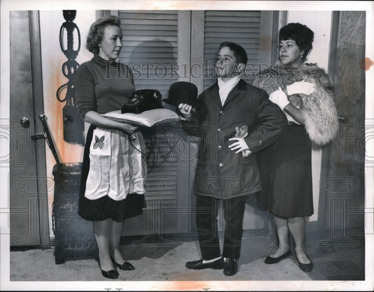 1960 Press Photo Mrs Dale Kloss, Ed Weintraub, Mr sJoe Friedman