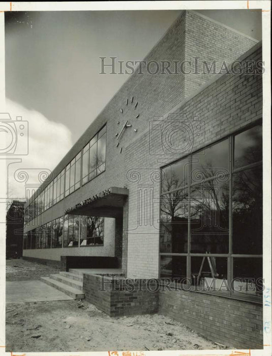 1937 Press Photo Northville, MI grade school, award-winning architectural design- Historic Images