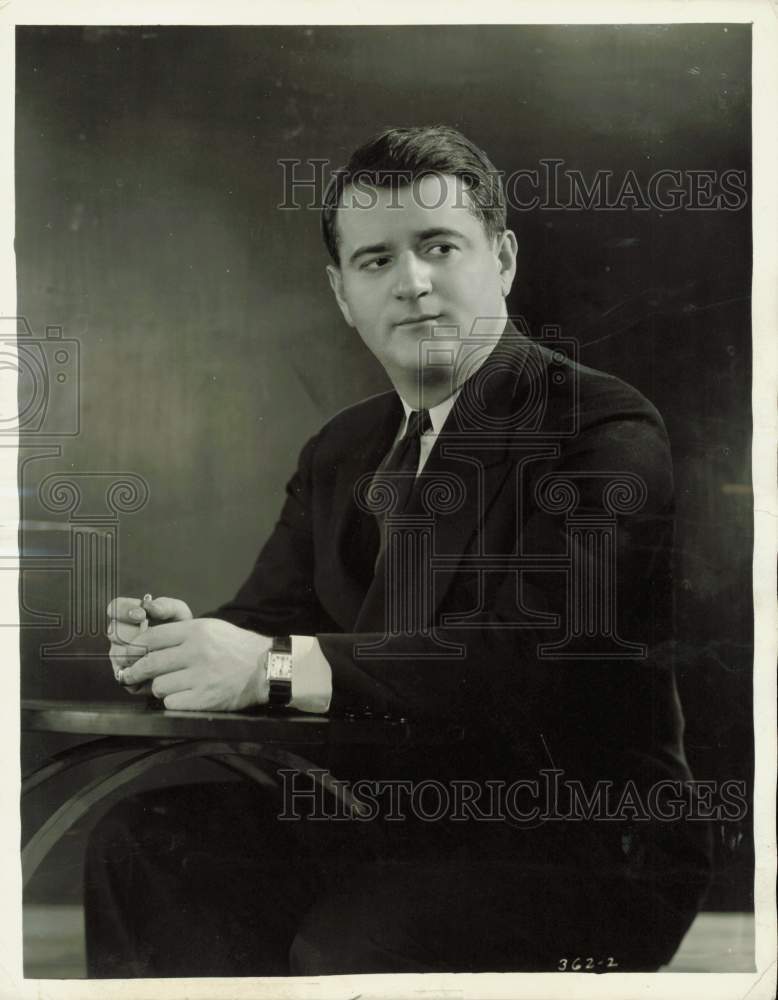 1934 Press Photo Mark Warnow, CBS radio maestro- Historic Images