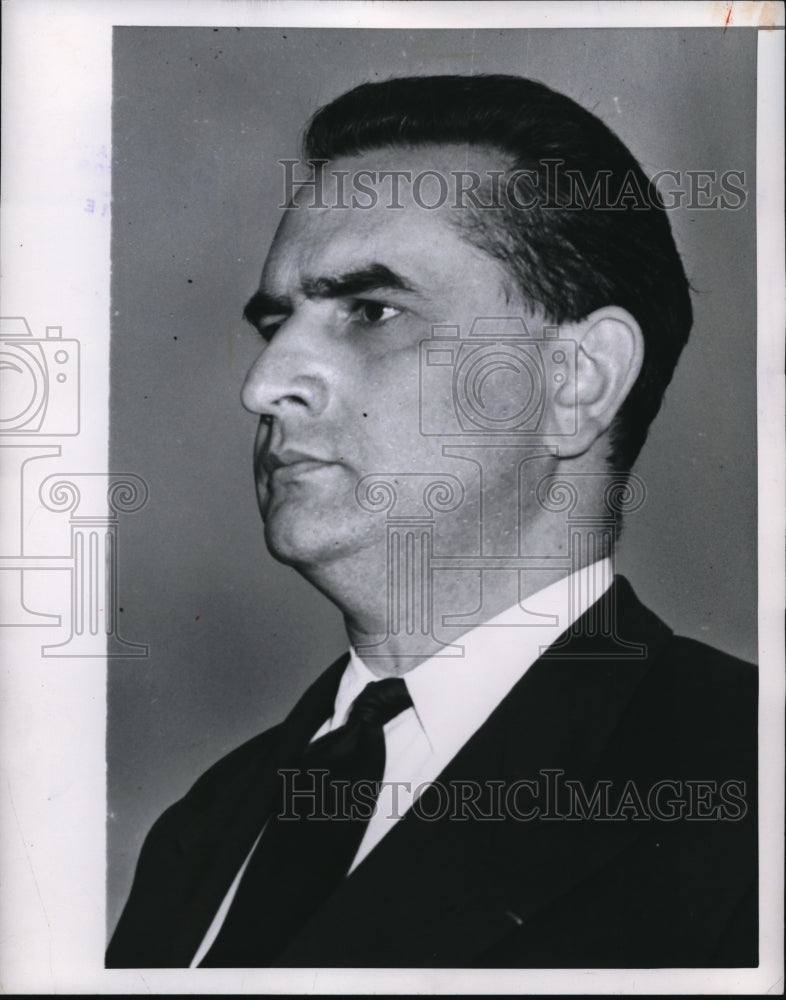 1954 Press Photo Christian Fouchet of France - nec94662
