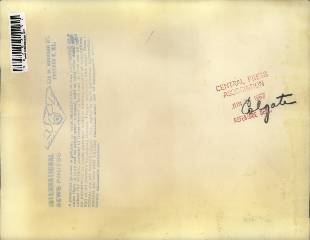 1957 Press Photo Milwaukee Wis Guy Martin weds Marilyn Johnson J Yurak