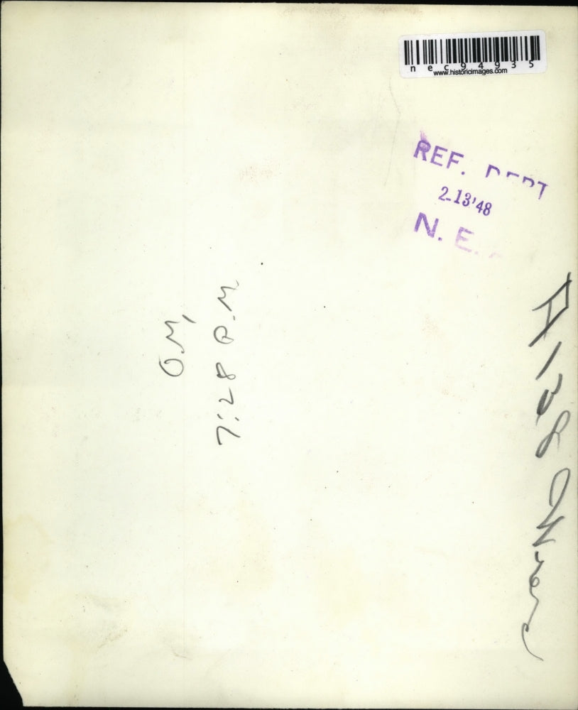 1948 Media Photo Coastguardsmen Ferry Boat Crew View Auto