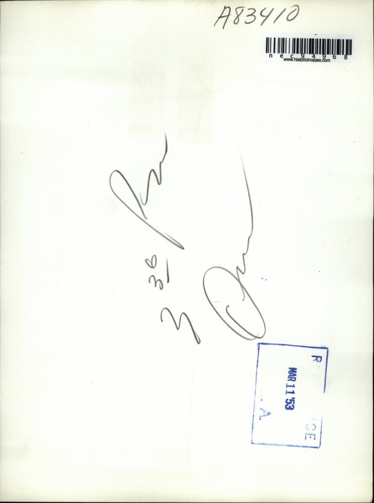 1953 Press Photo Ex-Atty Gen James McGranery on Justice Department experiment