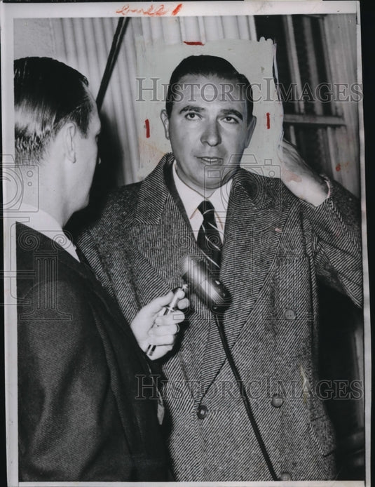 1952 Media Photo Abraham Feinberg Chairman Democratic Party Dinner New York