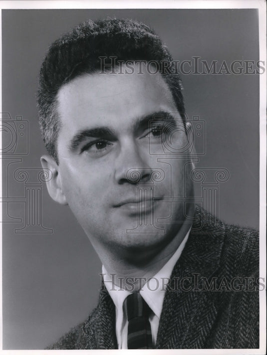 1962 Press Photo Edward H McAvoy asst Circulation mgr Cleveland Press