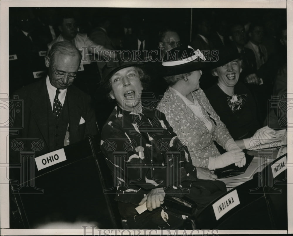 1936 Press Photo Mrs. Roosevelt Longworth at Opening of GOP Convention