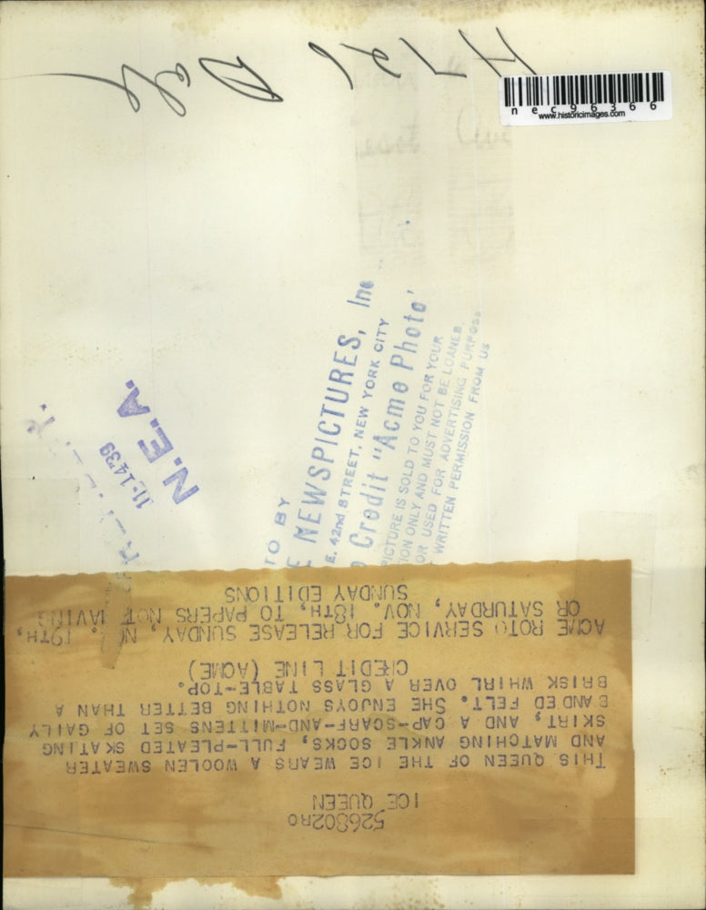 1939 Press Photo A dancing doll on a homes table