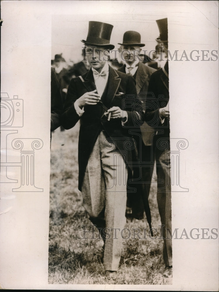 1936 Press Photo King Edward of England is named the world's best dressed man