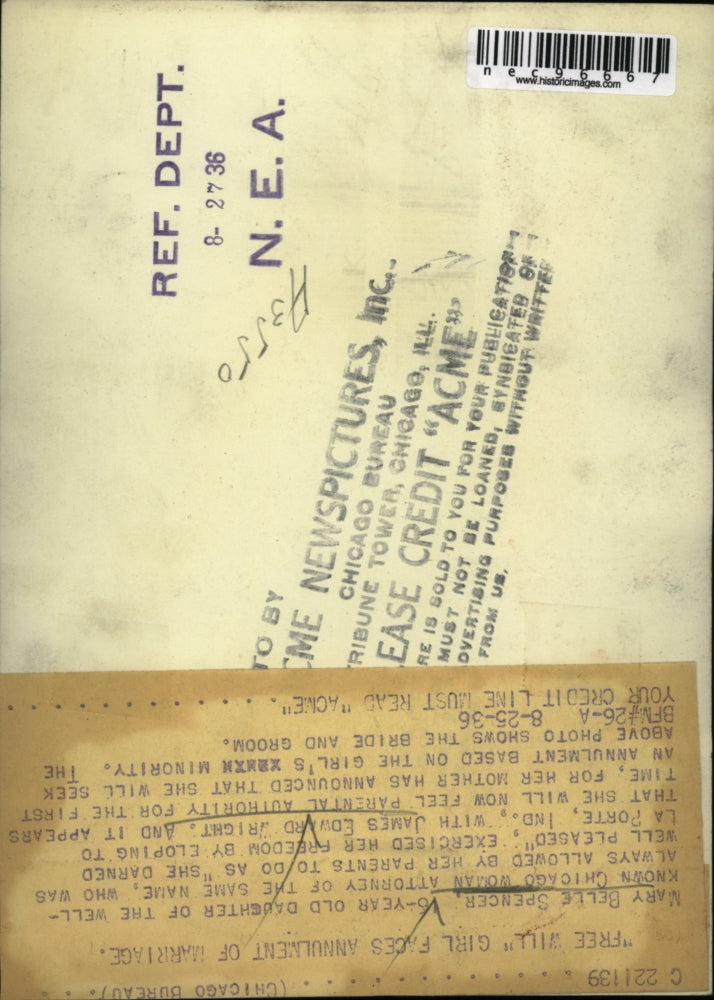 1936 Press Photo Mary Belle Spencer & fiance James Edward Wright