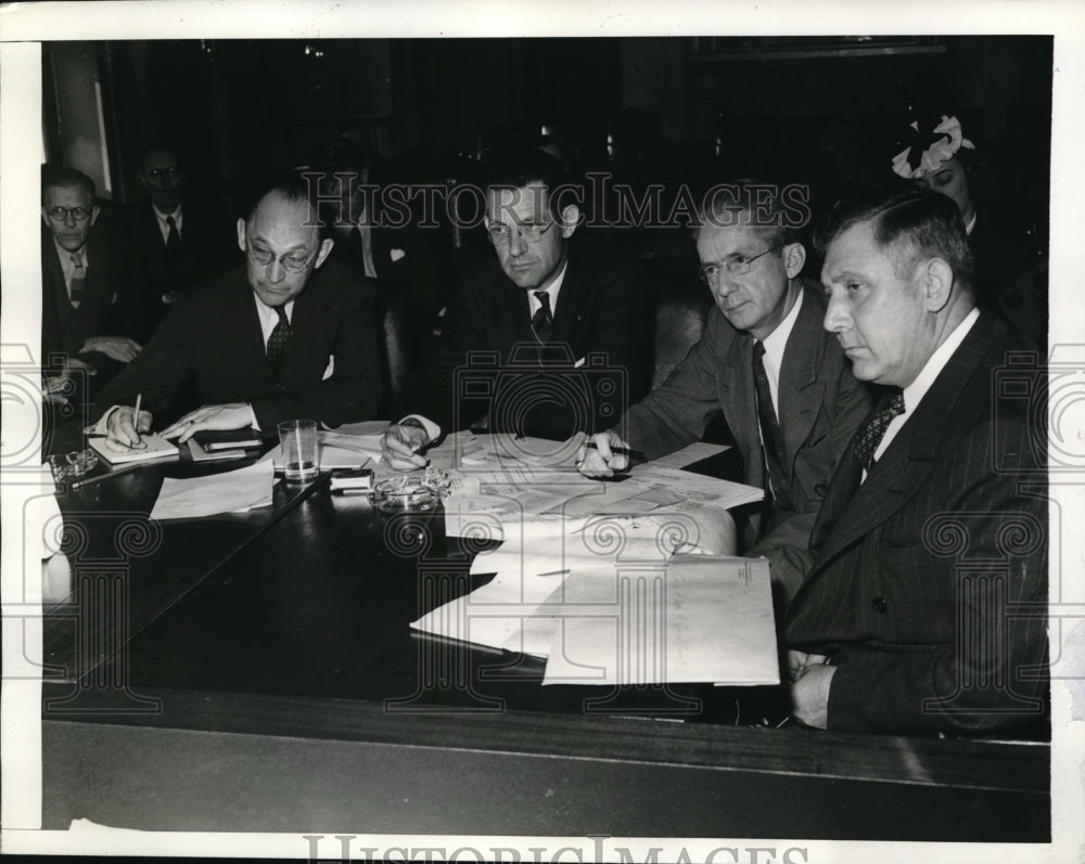 1941 Press Photo John Stalford, Newell Cox, Clarence Elderk, Herman Berger