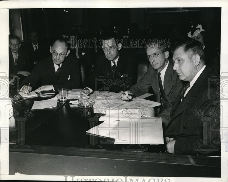 Load image into Gallery viewer, 1941 Press Photo John Stalford, Newell Cox, Clarence Elderk, Herman Berger
