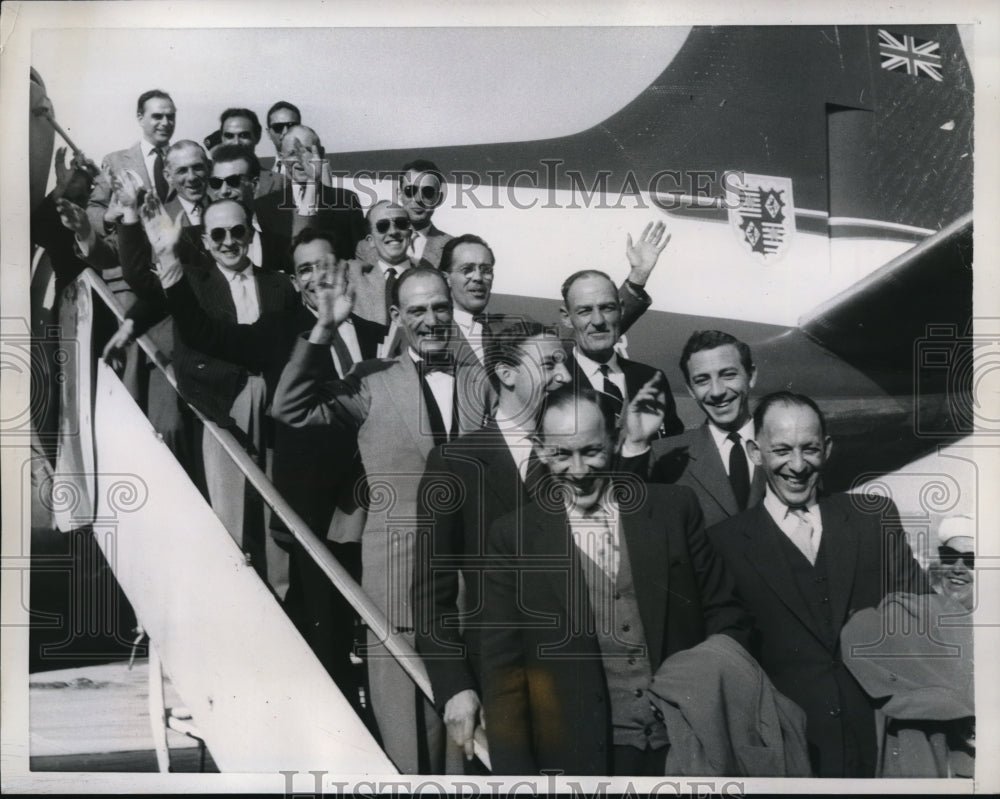 1958 Press Photo An experiment for bald men in Rome