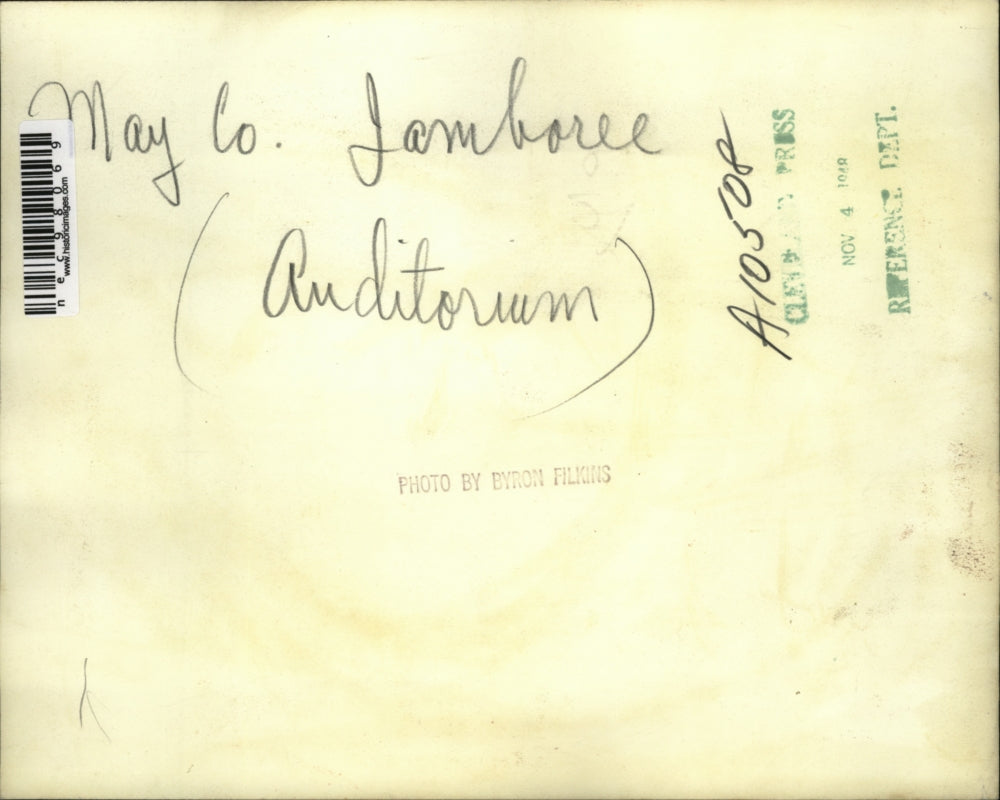 1948 Press Photo May Co Jamboree at auditorium in Cleveland Ohio - nec98069