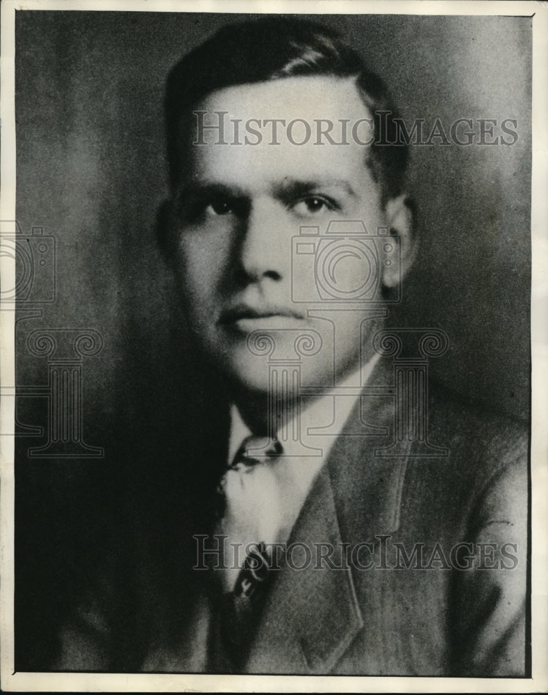1935 Press Photo John Philip Wayerhaeuser Jr. Heir kidnapped in Tacoma.