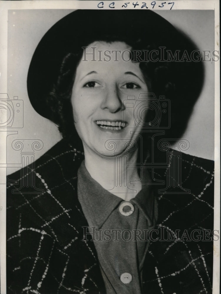 1940 Press Photo Lola Flowers During Court Trial In Michigan City Indiana