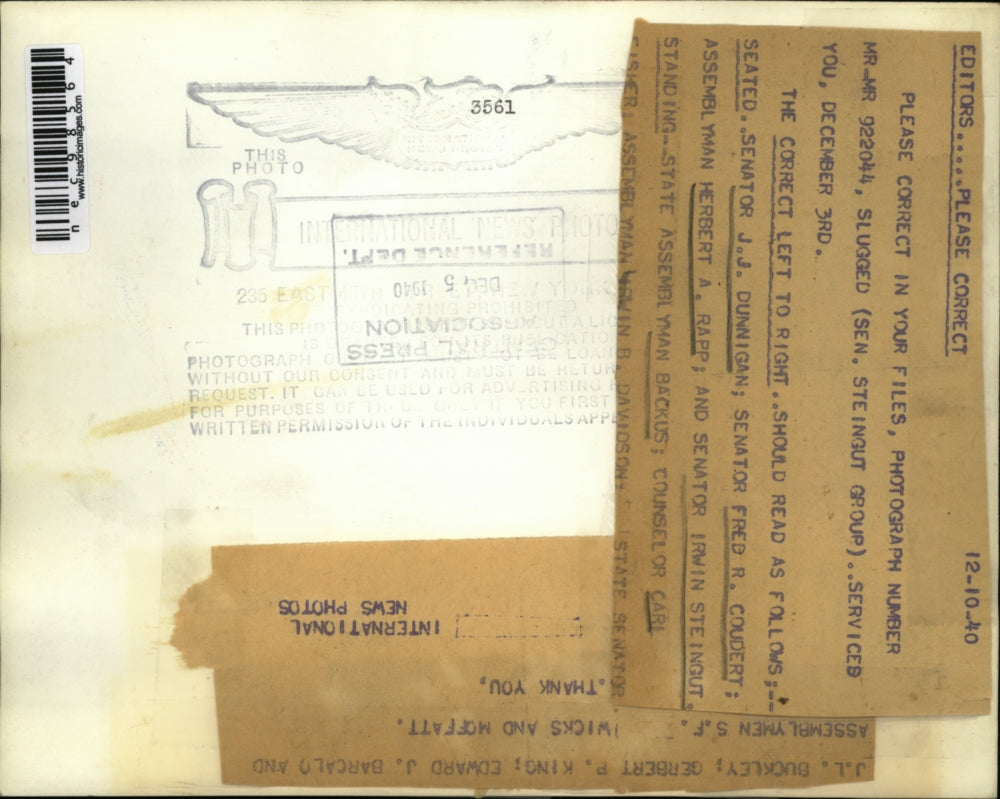 1950 Press Photo Group pictures of the senators - nec98564