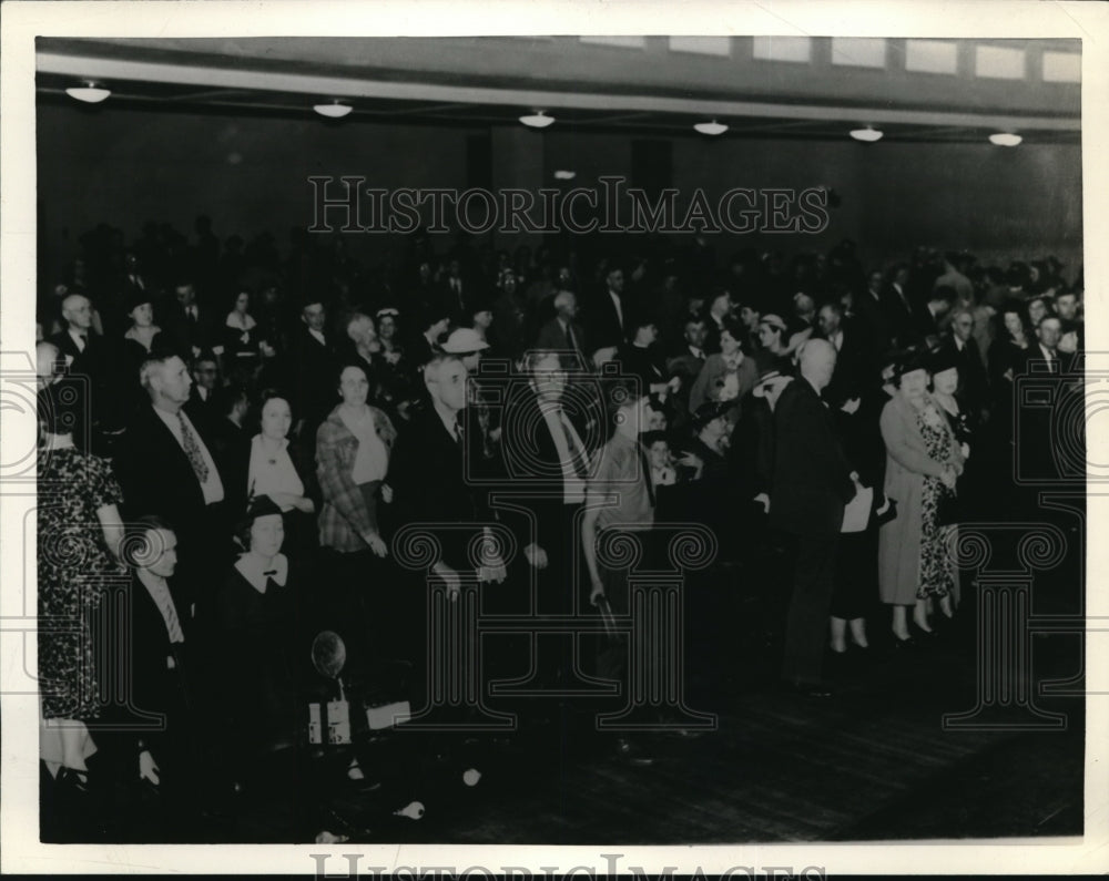 1938 Press Photo Attendees of the Conference of South Methodist Episcopal Church