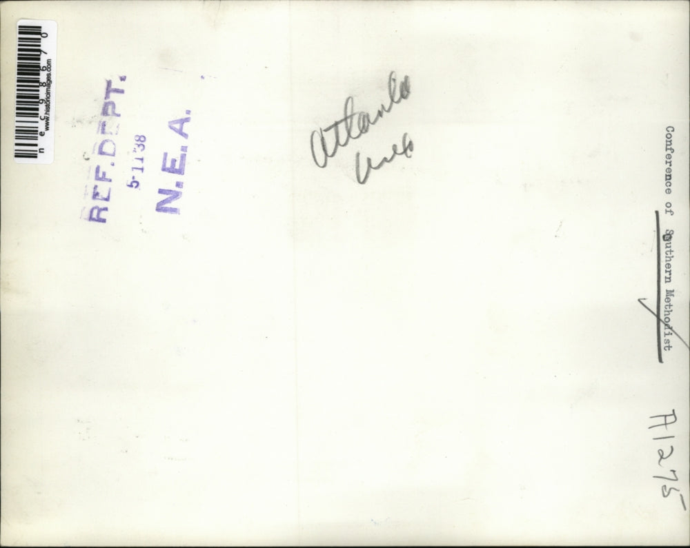 1938 Press Photo Attendees of the Conference of South Methodist Episcopal Church