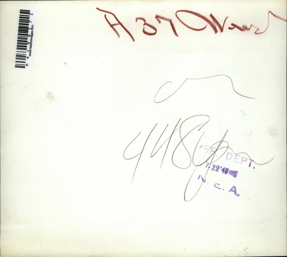 1949 Press Photo Lawrence Kansas small plane smashed to pieces