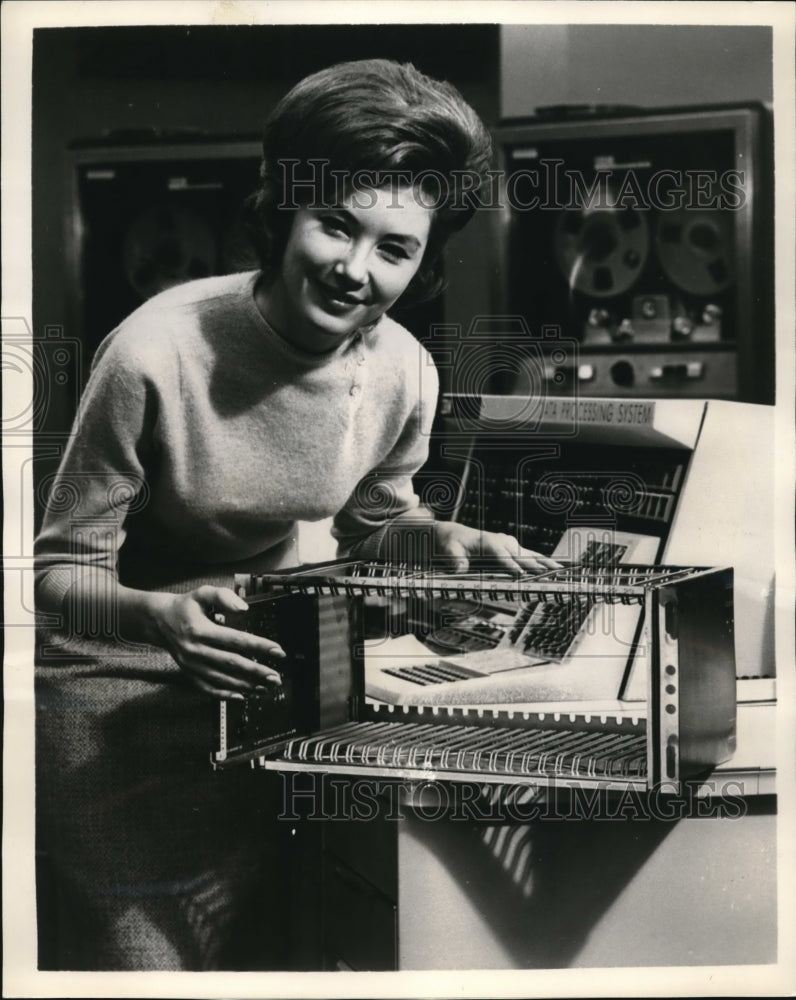 1962 Press Photo EH Titchener & Co of NY new circuit board enclosures