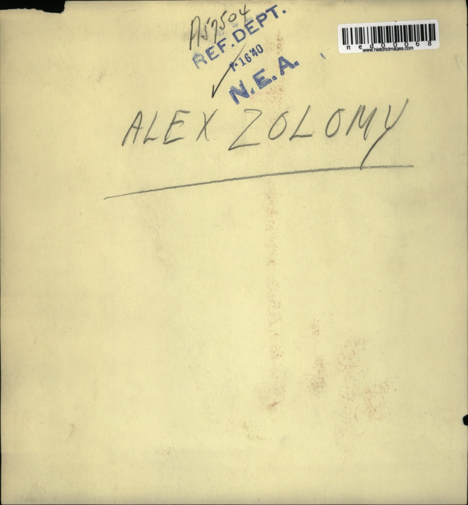 1940 Press Photo Alex Zolomy - ned00068