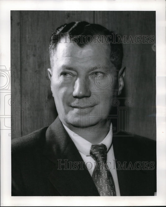 1962 Press Photo Jack Hausman Peres of Belding Hausman Fabrics Inc of NYC
