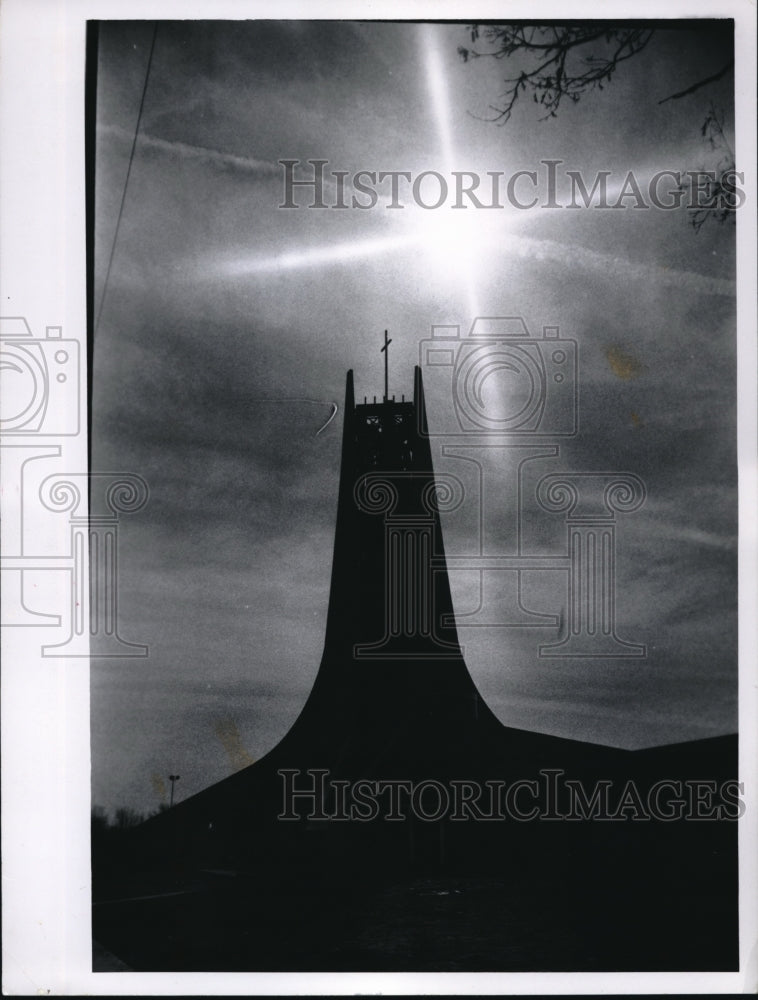 Press Photo Parma Heights Ohio Divinity Luthern Church
