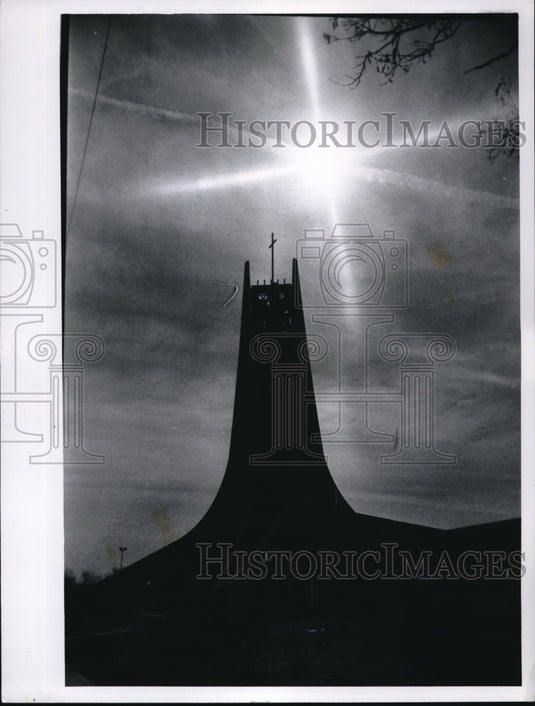 Press Photo Parma Heights Ohio Divinity Luthern Church