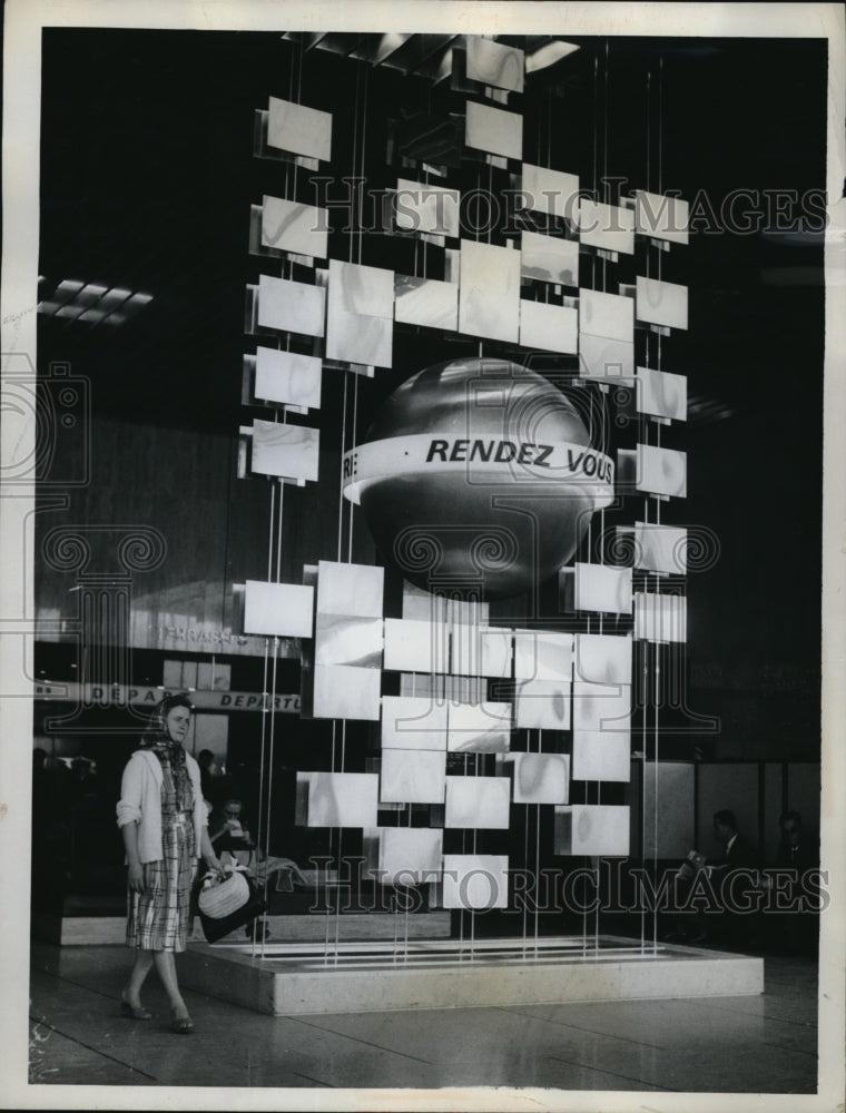 1962 Press Photo Paris France Paris Rendezvous Orly Airport