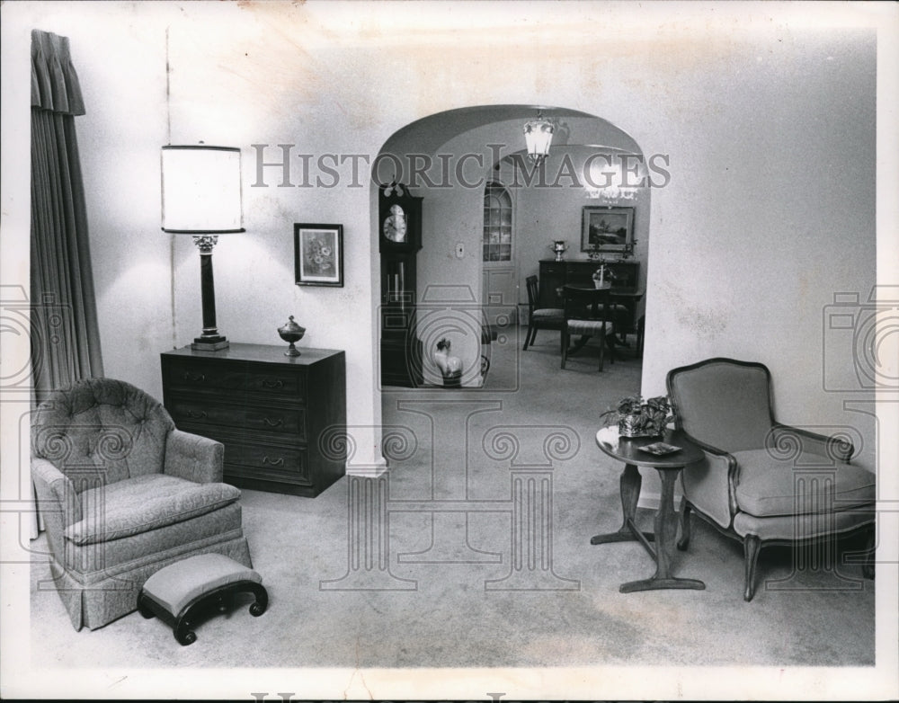 1965 Press Photo Don Forinsece home in Hway Chardon