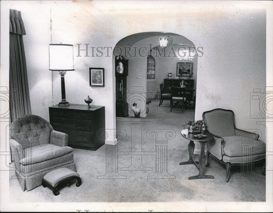 1965 Press Photo Don Forinsece home in Hway Chardon