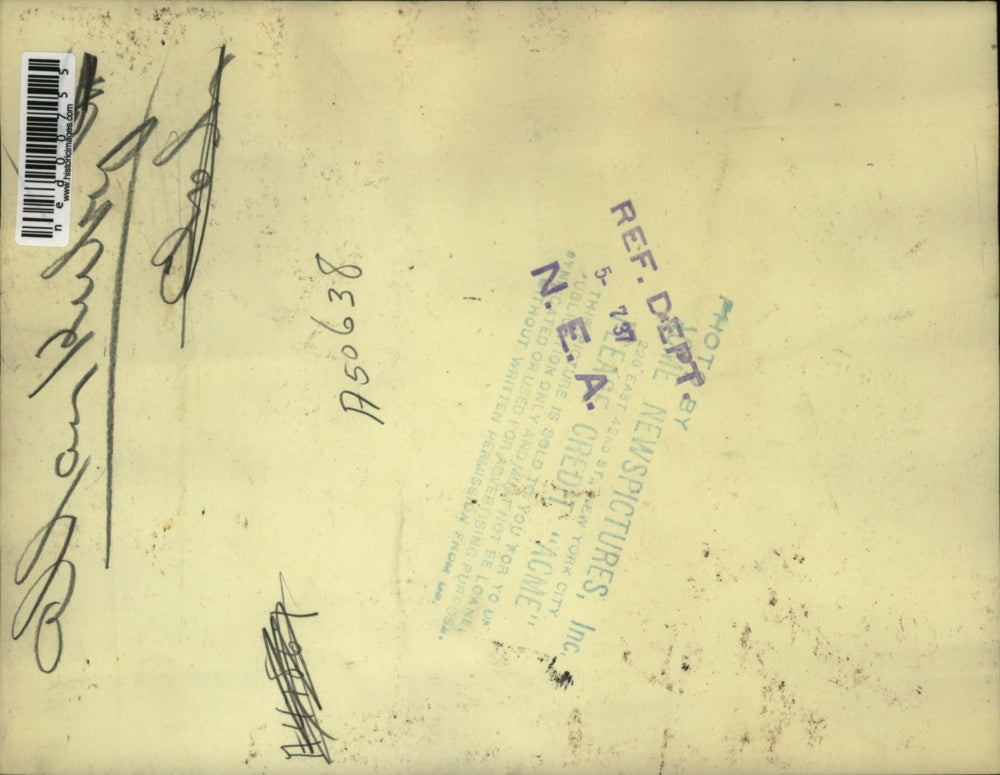 1937 Press Photo Allen T KIrby