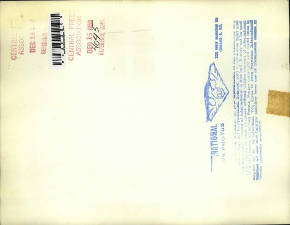 1953 Press Photo The place where Gen. Dwight Eisenhower presided as chairman