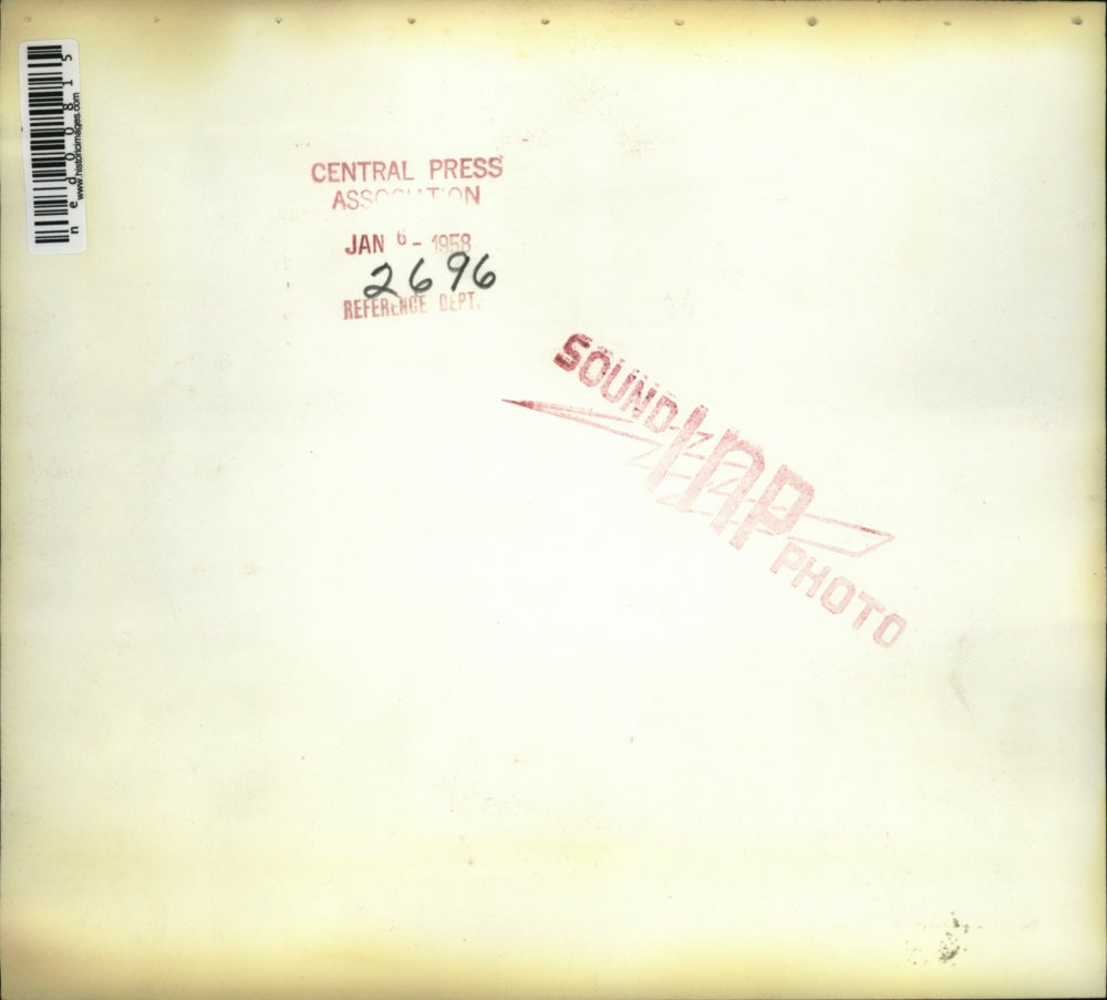 1958 Press Photo Wash DC Most Rev Howard J Carroll,JE Dearden