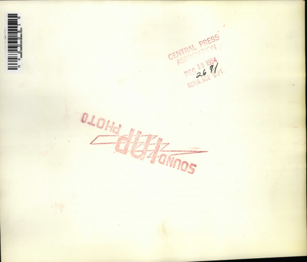 1954 Press Photo La Calif, Walter Reuther pres of CIO, VP JV Riffe, JB Carey