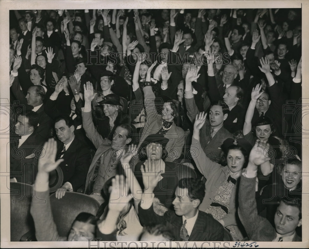 1937 Press Photo Actors organize opposition to the Dunnigan Bill - ned00851