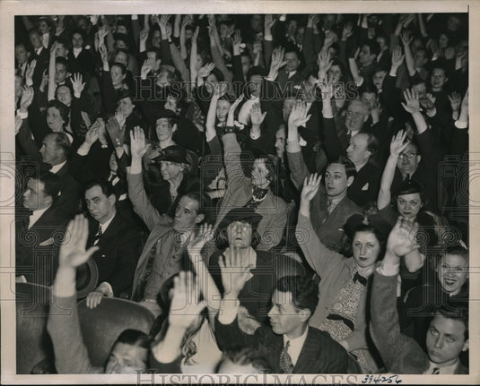 1937 Press Photo Actors organize opposition to the Dunnigan Bill - ned00851