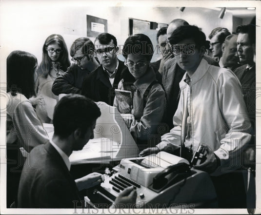1969 Press Photo Drivers Training