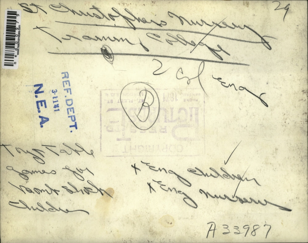 1941 Press Photo St Christophers Nursery at Tramin College in England