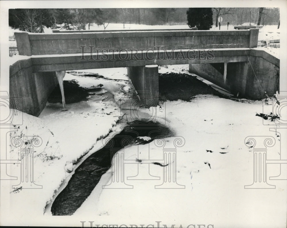 Press Photo Riverview Road nea Cuyahoga Co Summit Co line