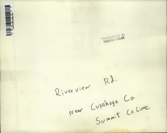 Press Photo Riverview Road nea Cuyahoga Co Summit Co line