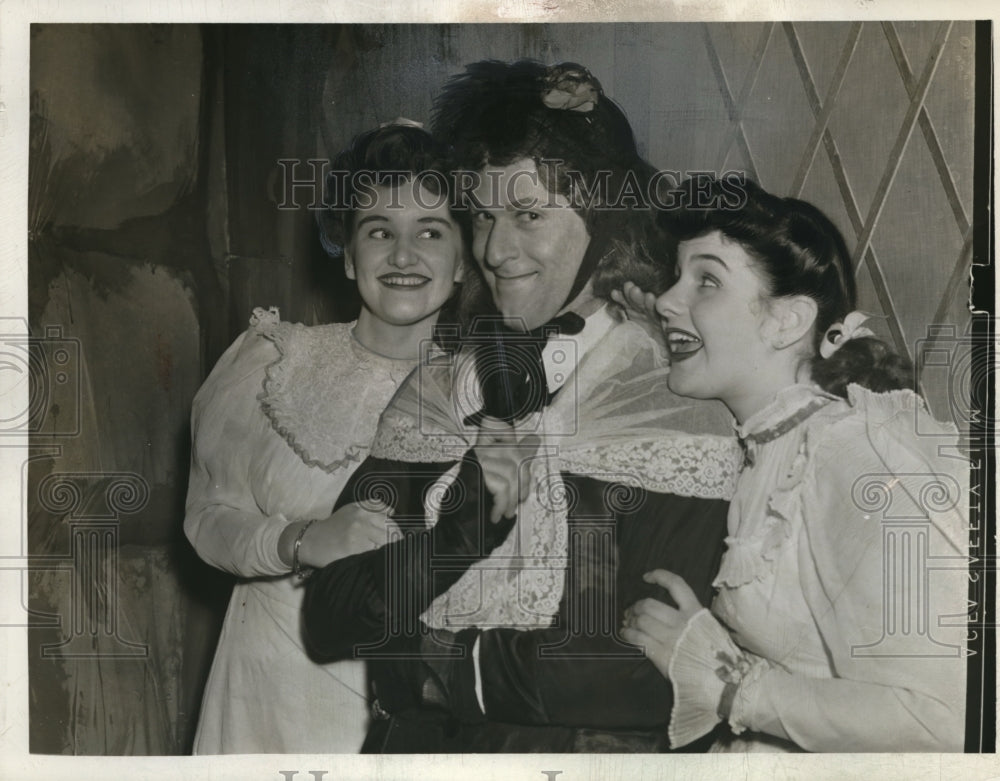 1942 Press Photo Scene from "Charley's Aunt" at Lakewood Little Theater.