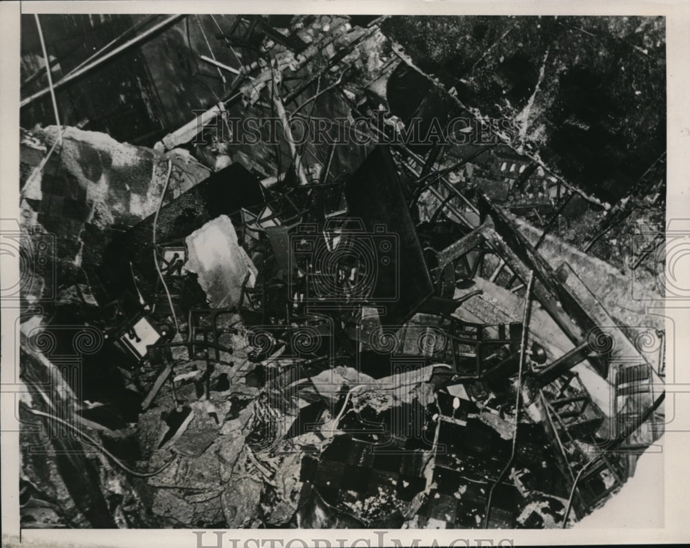 1940 Press Photo Cleveland Ohio Benedictine HS explosion