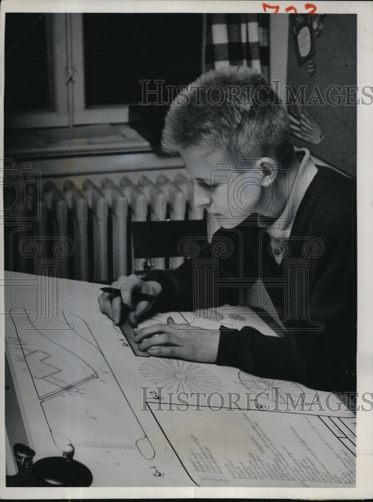 1962 Press Photo Hans Maresk Moller of Copenhagen Denmark